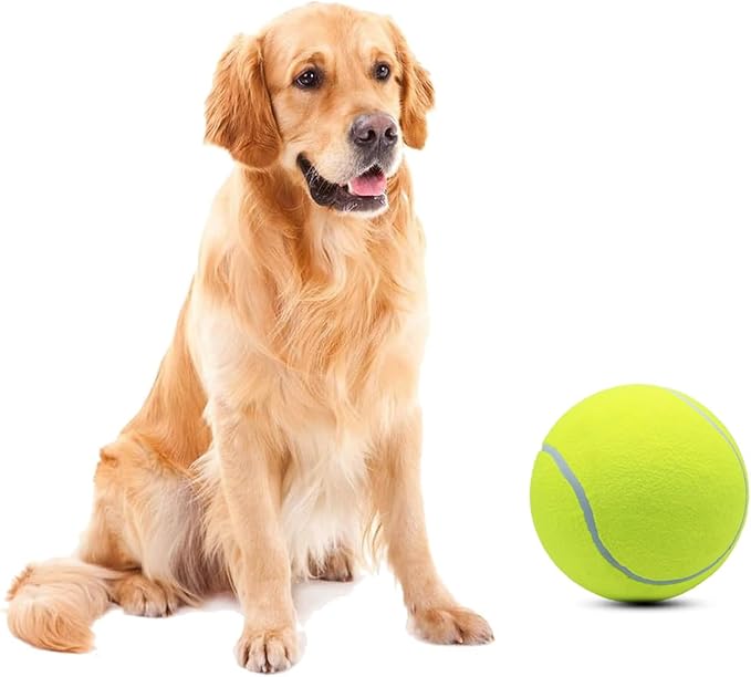 Magicorange Giant Oversize Tennis Ball - 6inch Dog Toy for Outdoor/Indoor Sports - Yellow