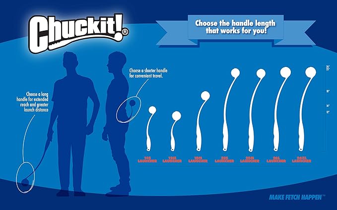 Chuckit! Ultra Squeaker Ball Dog Toy, Large (3 Inch) 1 Pack, for Large Breeds