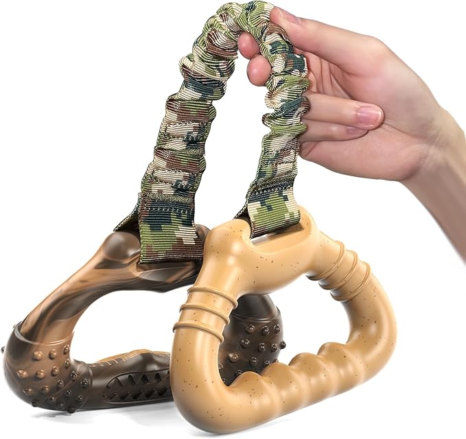 Tug-of-War Dog Toy for Large Breeds – Heavy Duty Dog Tug Toy for Aggressive Chewers, Elastic Bungee Rope Chew Toy for Interactive Play and Training