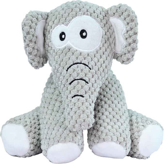 Bzonsmart Dog Toys, Squeaky Plush Dog Toy for Puppy Small Medium Dogs, Cute Soft Stuffed Puppy Toys for Teeth Cleaning and Boredom