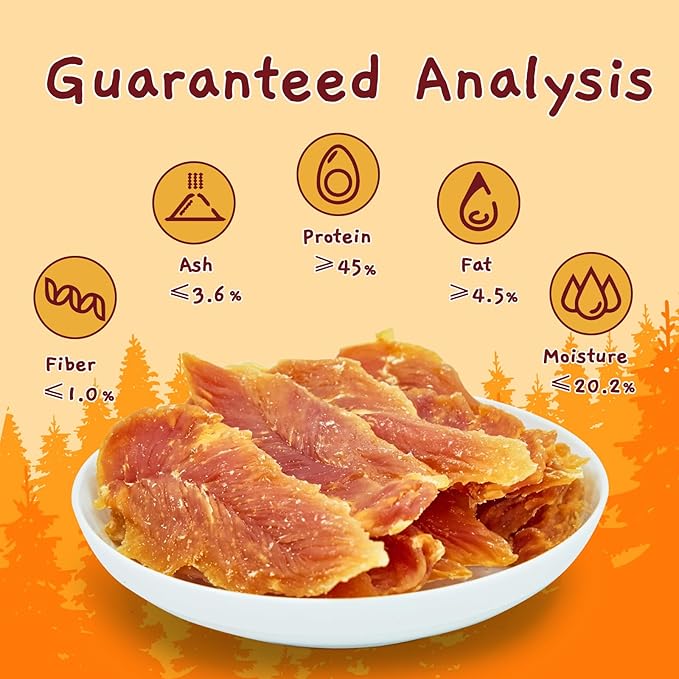 Jungle Calling Dog Treats Chicken Jerky Training Treats, Slow Roasted Snacks for Medium and Large Dogs Chewy Treats 10.6 Ounce (Chicken Jerky)