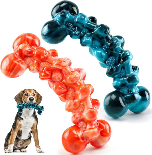 Dog Toys for Aggressive Chewers - Super Chewer Dog Toy for Large Dogs - Durable Tough Chew Toy - Indestructible Dogs Toys for Medium, Large Breed