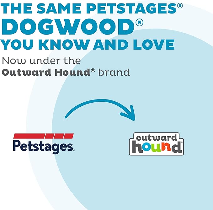 Outward Hound Dogwood Mushroom Durable Dog Chew Toy, Peanut Butter Scent, Medium