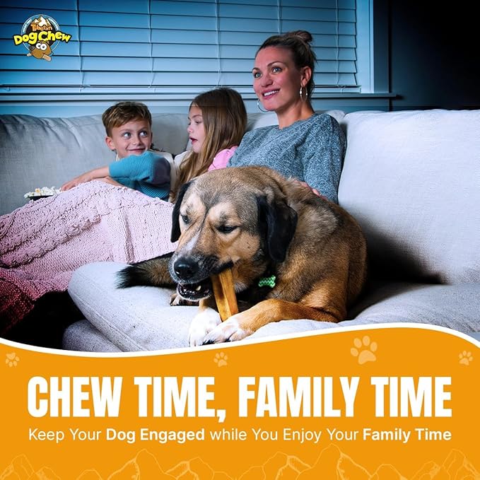 Tibetan Dog Chew Yak Cheese Sticks (15 Large Chews) - Natural Handmade Treats for Large Dogs, Long-Lasting, Easy to Digest with No Additives, Rawhide, Grains or Gluten, Perfect for Aggressive Chewers