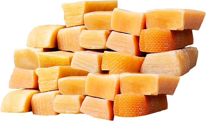 Tibetan Dog Chew 2 lb Yak Cheese Sticks - Natural, Handmade, Long-Lasting Treats for Small Dogs & Puppies, No Additives, Rawhide and Grain Free, Ideal for Aggressive Chewers, Easy to Digest, Bulk