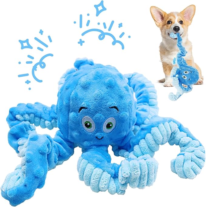 Squeaky Dog Toys for Large Dogs Plush Dog Toys with Soft Fabric - Pet Toys for Small, Large Dogs