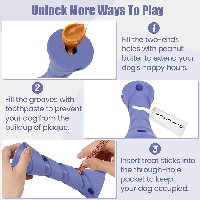 Indestructible Dog Chew Toy for Aggressive Chewers