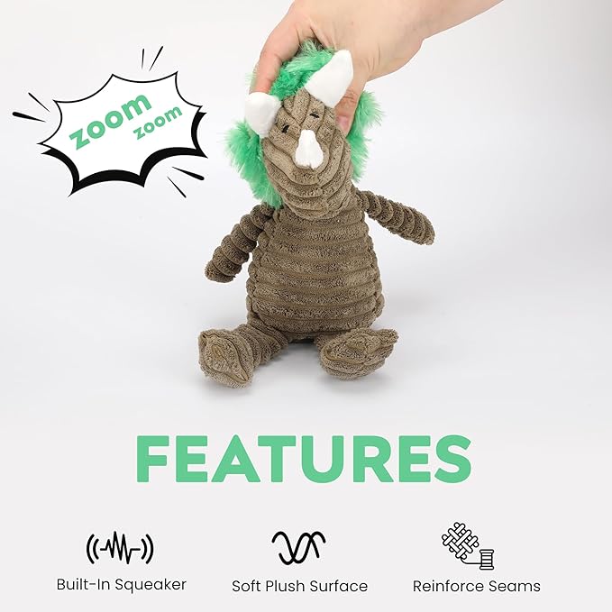 5 Pack Squeaky Plush Dog Toy Assortment Cute Animal Dog Toy Value Bundle Puppy Toys Dog Toys for Small Medium Large Dogs Teething Chew Toys