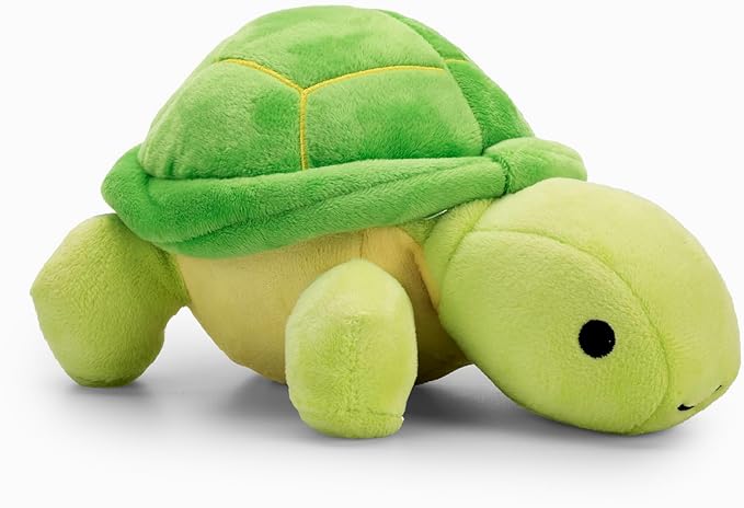 Flourish Pets 3 in 1 Multi-Layer Chew Toy for Active Dogs | Non-Toxic BPA Free Double Stitched Soft Fabric Exterior Dog Toys | Long-Lasting Dog Plush Toys – Small Turtle 7.5"