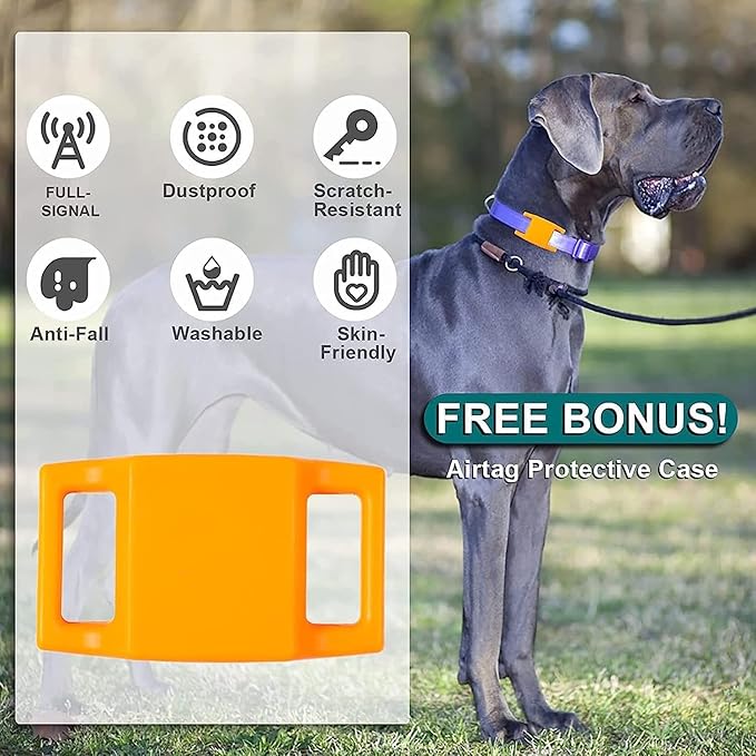 Squeaky Dog Balls, 2 Pack Indestructible Dog Toys for Aggressive Chewers Large/Medium Breed, Natural Rubber Interactive Chew Toys for Teeth Clean, Relieves Anxiety（Blue + Orange）