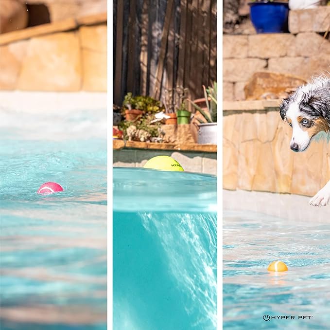 Hyper Pet MINI Tennis Balls for Dogs, Safe Dog Ball for Exercise & Training, Interactive Toys work with Hyper Pet K9 Kannon MINI Launcher - 4 Pack Green