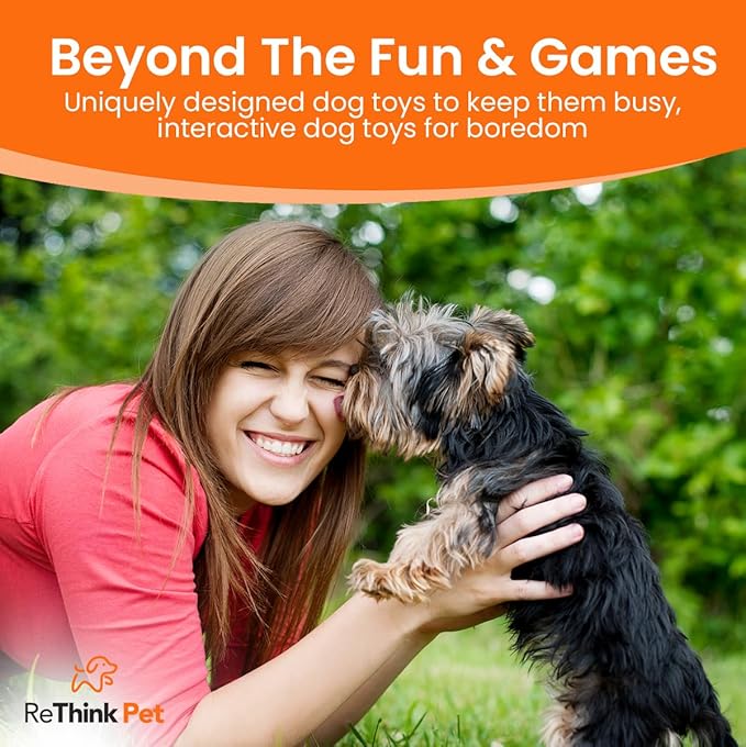 Tri-Chew Toy for Dogs, Bacon Scented, Long-Lasting and Durable Teething Toy, Odor Stimulating Tough Toy for Aggressive Chewers, Orange