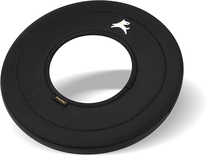 OllyDog Super Flyer | Durable Dog Frisbee | Soft & Lightweight Flying Disc | Gentle on Teeth & Gums | Water-Resistant Outdoor Toy (Raven)