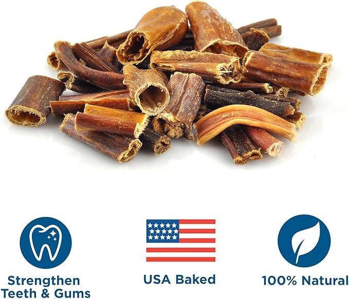 Best Bully Sticks Gullet Jerky Bites - 1.5 lb (Pack of 1) - Natural Rawhide-Free, Crunchy Training Treat