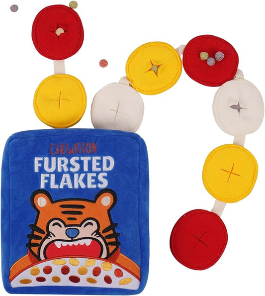 Interactive Dog Toys, Enrichment Snuffle Crinkle Treat Puzzle Toys for Boredom and Mental Stimulating, Nose Work Cereals Dog Toy for Small, Medium and Large Dogs