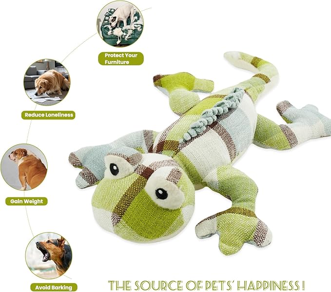 Bzonsmart Dog Toys, Squeaky Plush Dog Toy for Puppy Small Medium Dogs, Cute Soft Stuffed Puppy Toys for Teeth Cleaning and Boredom