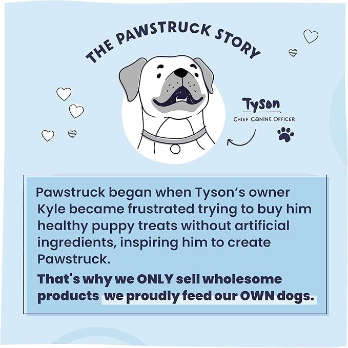 Pawstruck All-Natural 7" Bully Sticks for Dogs - Long Lasting, Rawhide-Free, Low Odor & Grain-Free Dental Chew Treat - Healthy Single Ingredient, 100% Real Beef - 1 lb Bag