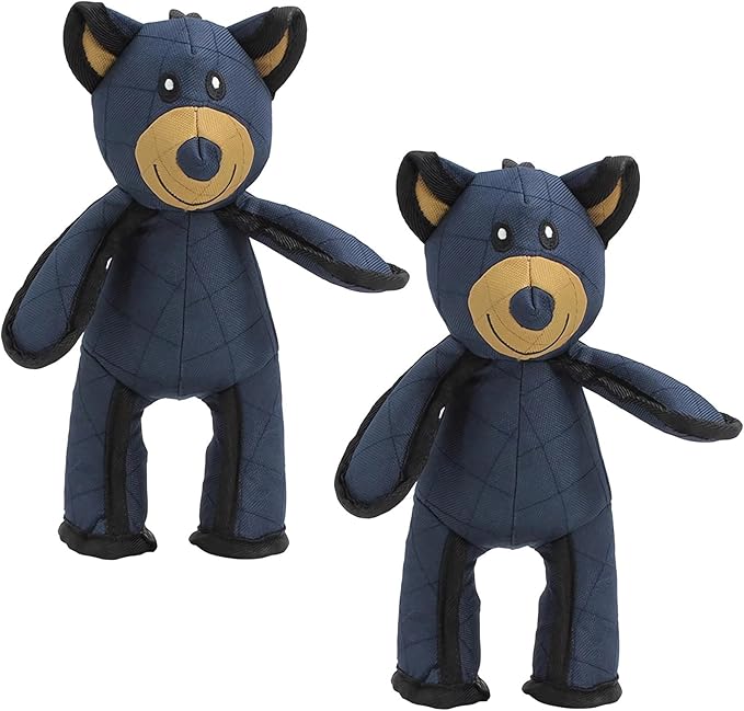 Unbreaka Bear Dog Unbreakable Teddy Extreme Bear 2.0 Dogs Toys Aggressive Chewers Indestructible Stuffed Plush Dog Squeaky Toy Keep Them Busy Durable Tough Heavy Duty Chewer Dog Toy Large Breed (2PC)