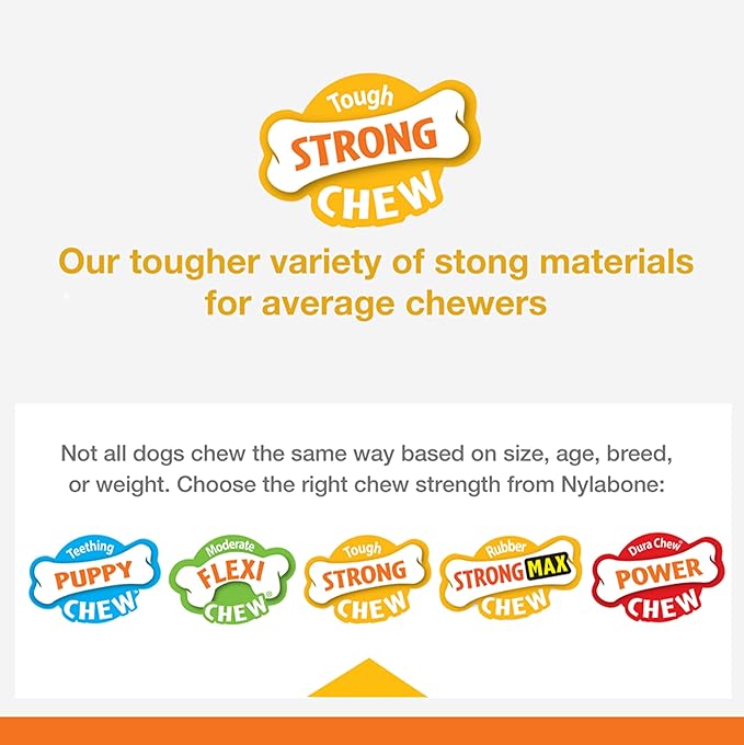 Nylabone Dog Gift Box, Includes 4 Rubber Strong Chew Toys and 1 Natural Treat, Gifts for Dogs, Small - Up to 25 lbs, 5 Pack