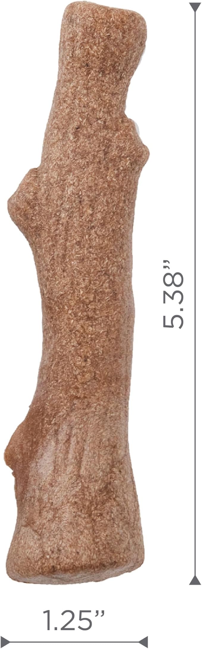 Outward Hound Dogwood Puppy Durable Dog Chew Toys, Real Wood & Teething Bone, 2-Pack, Small