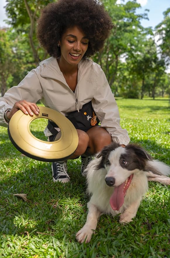 OllyDog Super Flyer | Durable Dog Frisbee | Soft & Lightweight Flying Disc | Gentle on Teeth & Gums | Water-Resistant Outdoor Toy (Alchemy)