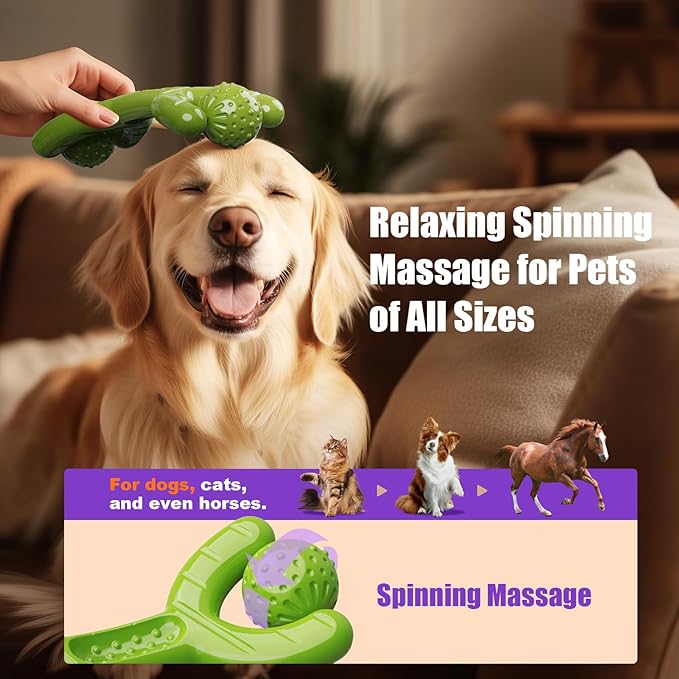 Indestructible Dog Toys for Aggressive Chewers, Heavy Duty Chew Proof Toys for Large Dogs, Durable Interactive Chew Toys for Adult Dogs with Anxiety Relief