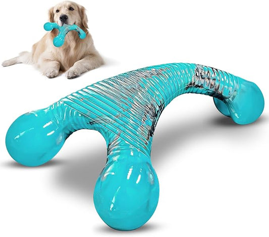 Dog Chew Toy for Aggressive Chewers, Indestructible Tough Dog Toys for Large/Medium/Super Chewer Dogs