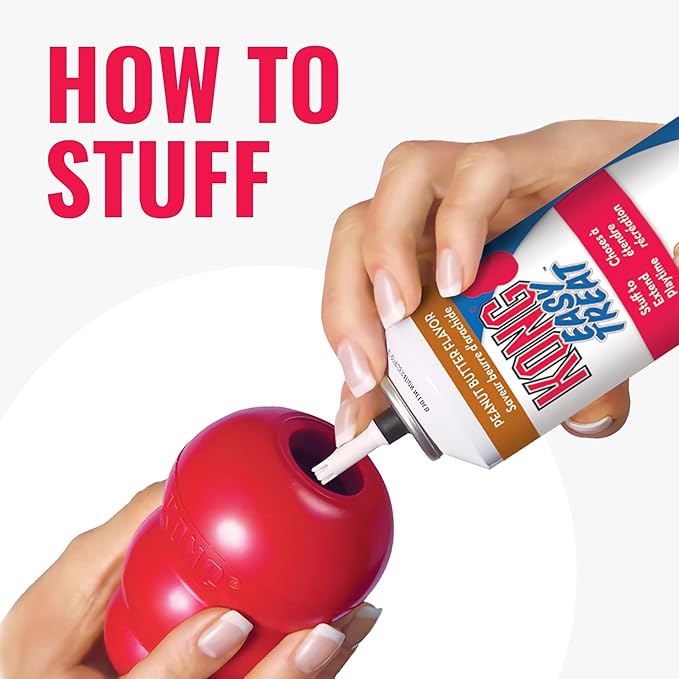 KONG Classic Stuffable Dog Toy - Fetch & Chew Toy for Dogs - Treat-Filling Capabilities & Erratic Bounce for Extended Play Time - Durable Natural Rubber Material - for Small Dogs (Pack of 2)