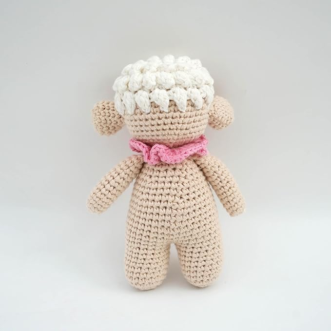 KITA Farm Gift Box - 5 Piece Cute Crochet Animal Gift Box Set Includes Cow, Lamb, Dog, Pig & Chick - Amigurumi Soft Stuffed Plush Toys for Children, Babies, Animals, Gifts