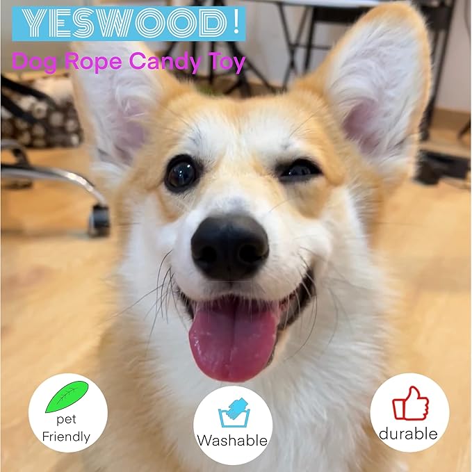 Small Dog Ropes for Aggressive Chewers Puppy Chew Toys Small Soft Rope for Teething Tug of War Dog Toy Small Breed Rope Candy for Small and Medium Dogs 0-80 Pounds（4-Pack）