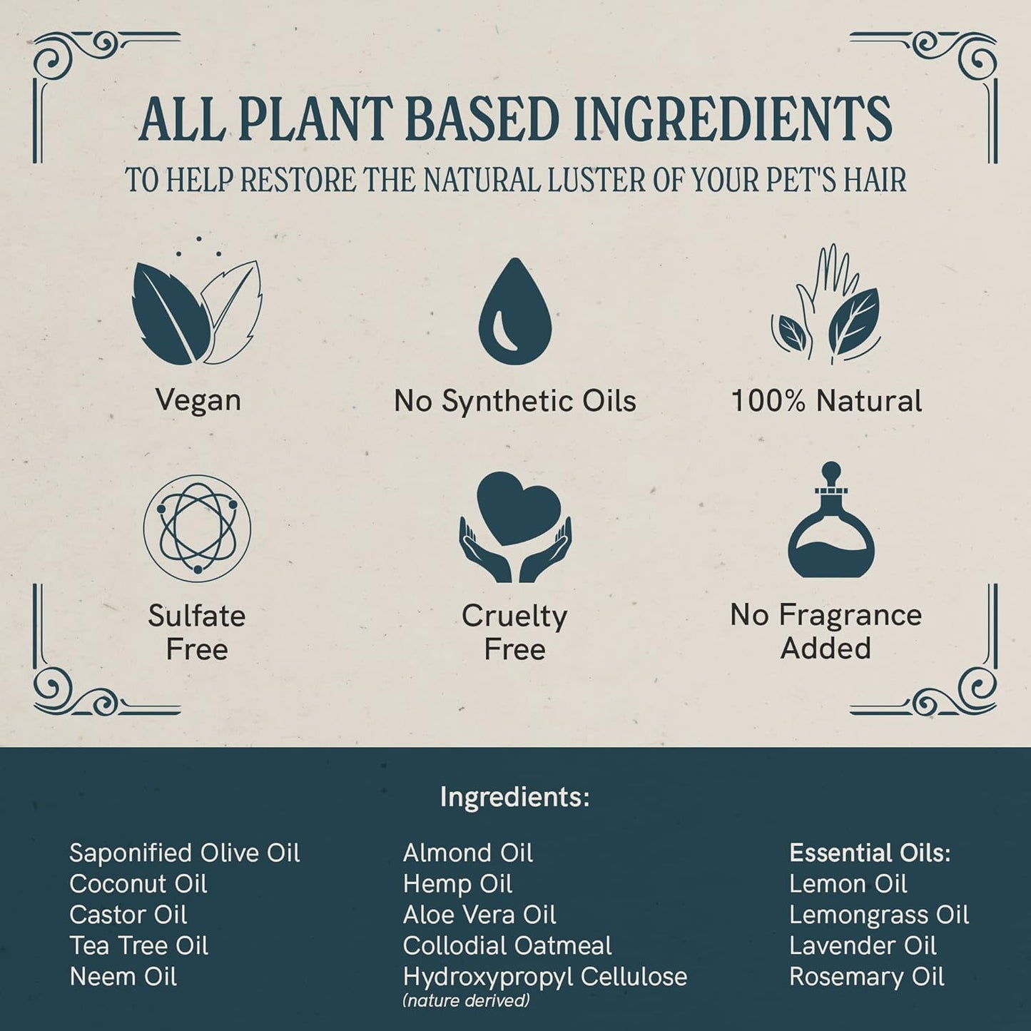 JR Liggett’s Natural Liquid Dog Shampoo for Sensitive Skin - 100% Detergent-Free, Non-GMO, Tear-Free Formula Gently Calms Dry, Itchy Skin - Safe for Puppies and for Regular Use - 8.45 fl oz