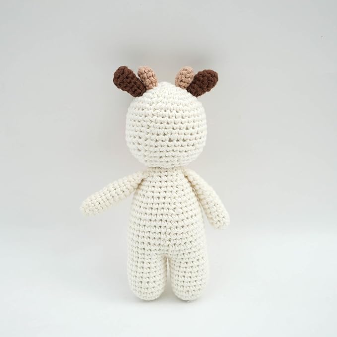 KITA Farm Gift Box - 5 Piece Cute Crochet Animal Gift Box Set Includes Cow, Lamb, Dog, Pig & Chick - Amigurumi Soft Stuffed Plush Toys for Children, Babies, Animals, Gifts