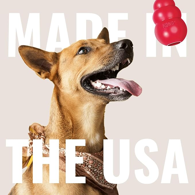 KONG Classic Stuffable Dog Toy - Fetch & Chew Toy for Dogs - Treat-Filling Capabilities & Erratic Bounce for Extended Play Time - Durable Natural Rubber Material - for Extra Large Dogs (Pack of 2)