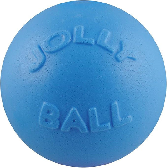 Jolly Pets Bounce-n-Play Dog Toy Ball, 8 Inches/Large, Blueberry, (Model: 2508 BB)