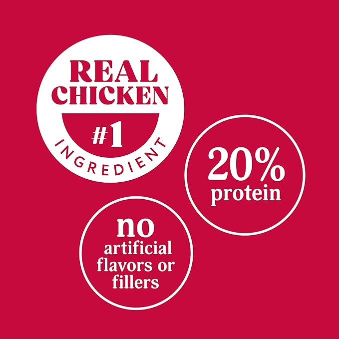 Milo's Kitchen Homestyle Dog Treats, Chicken & Apple Sausage Slices, 10 Ounce (Pack of 5), High Protein, No Artificial Flavors