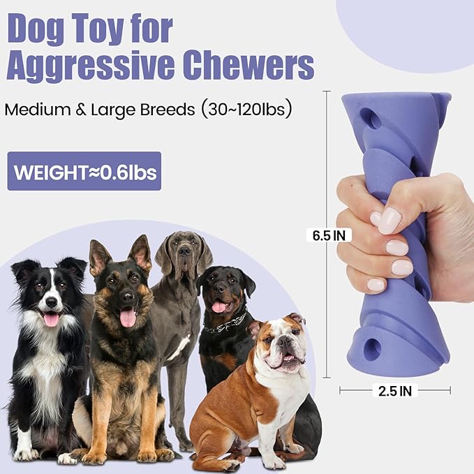 Indestructible Dog Chew Toy for Aggressive Chewers