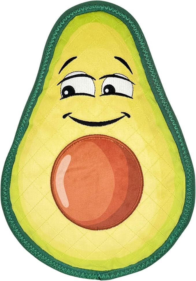 Majors - Extra Large and Durable Avocado Squeaky Dog Toy for Aggressive Chewers, Specially Designed for Big Fun for Big Dogs, Toys for Puppies, Medium, Large, and XL Breeds