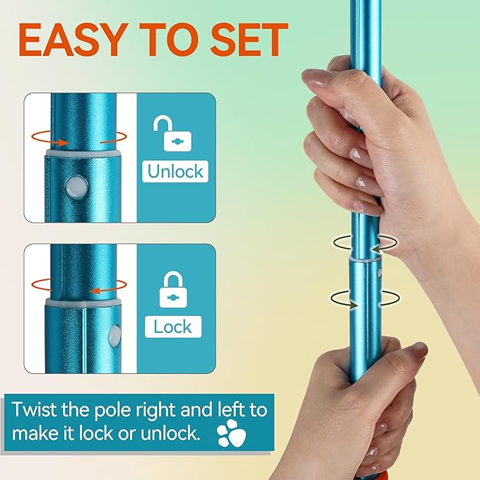 ALL FOR PAWS Interactive Flirt Pole Toy for Dogs Training & Exercise – Durable Teaser Wand with Luring Rope, Tug of War Chase Toy for Small to Medium Dogs