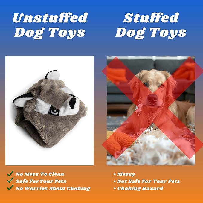 Dog Balls, Bouncy Tennis Balls for Dogs, Fetch Ball, No Stuffing Plush Toys, 5 Pack Dog Squeaky Toys for Small, Medium, Large Dogs