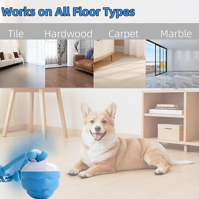 Interactive Dog Toys to Keep Them Busy with Motion Activated Squeaky Pet Toy Rolling Wicked Ball Automatic Moving Dog Ball for Puppy Small Medium Dogs for Boredom