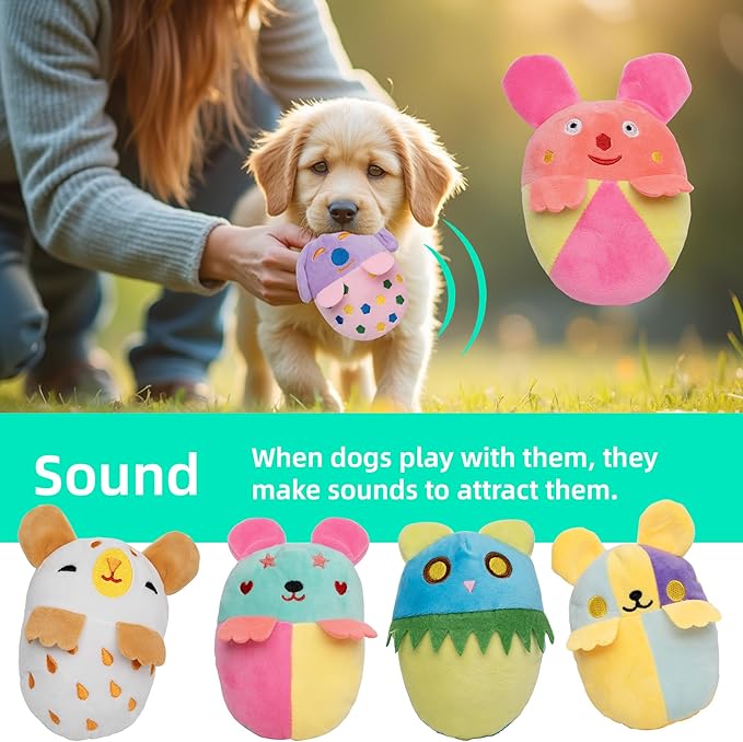 Puppy Dog Squeaky Toys (Dog Toys(20pack))