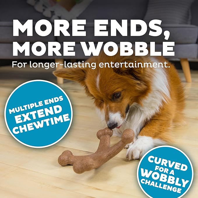 Outward Hound by Dogwood Jack Durable Dog Chew Toy, Bacon Scent, Large