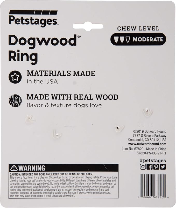 Petstages Dogwood Ring Dog Chew Toy, Small