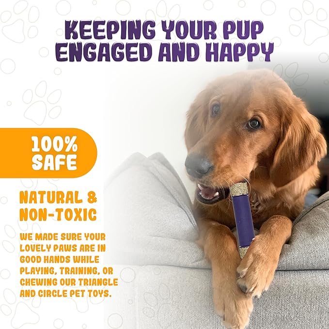 Indestructible Dog Chew Toy – Tough Rubber Stick for Aggressive Chewers, Safe & Treat-Fillable, Teething Toy for Large Breed & Puppies