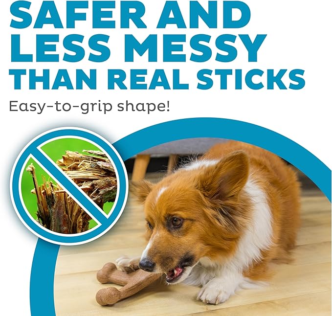 Outward Hound by Dogwood Jack Durable Dog Chew Toy, Bacon Scent, Large