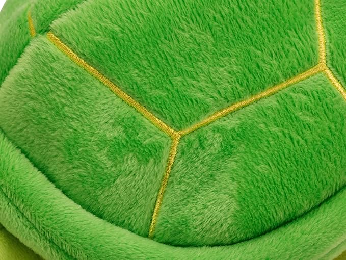 Flourish Pets 3 in 1 Multi-Layer Chew Toy for Active Dogs | Non-Toxic BPA Free Double Stitched Soft Fabric Exterior Dog Toys | Long-Lasting Dog Plush Toys – Small Turtle 7.5"