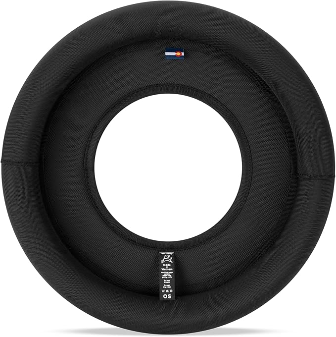 OllyDog Super Flyer | Durable Dog Frisbee | Soft & Lightweight Flying Disc | Gentle on Teeth & Gums | Water-Resistant Outdoor Toy (Raven)