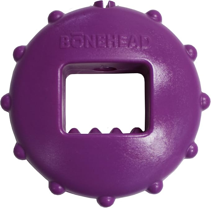 Himalayan Dog Chew Bonehead, Small Dog Chew Holder, Secures Yak Chews and Bully Sticks, Durable Nylon Dog Treat Holder, Safe Chew Toy for Puppies and Small Dogs, Safe Chewing Accessory, 1 Dog Toy