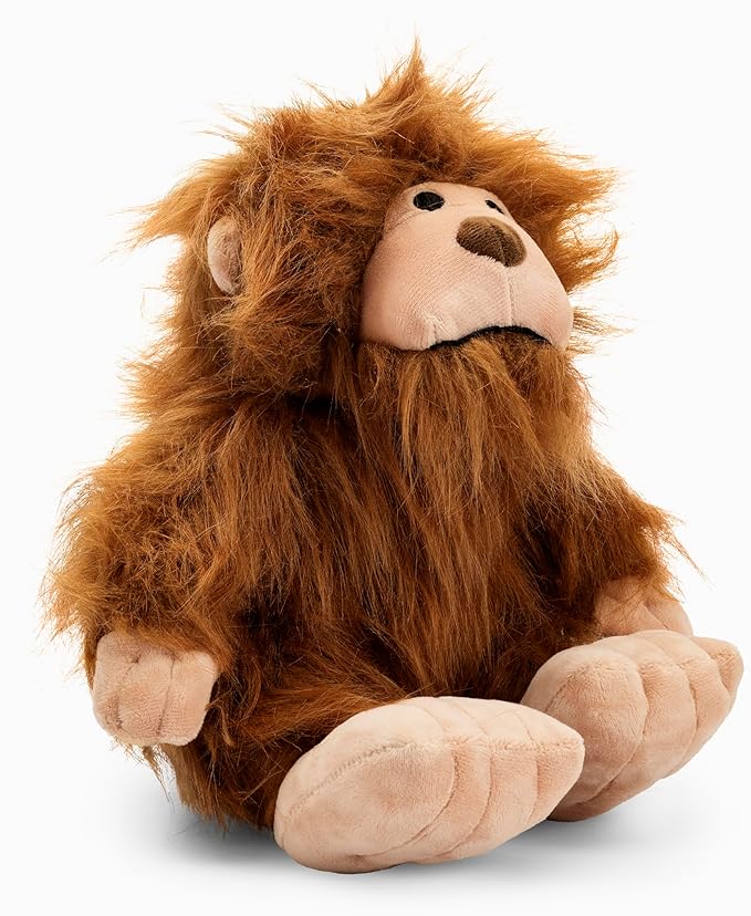 Flourish Pets 3 in 1 Multi-Layer Chew Toy for Active Dogs | Non-Toxic BPA Free Double Stitched Soft Fabric Exterior Dog Toys | Long-Lasting Dog Plush Toys (Large Sasquatch 11")