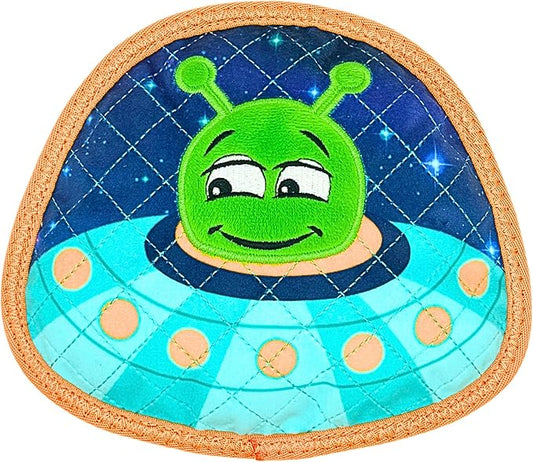 Durable UFO Alien Squeaky Dog Toy for Aggressive Chewers, Tough Aggressive Dog Chew Toy, Chewer Dog Toy for Puppy, Small, Medium and Large Dogs